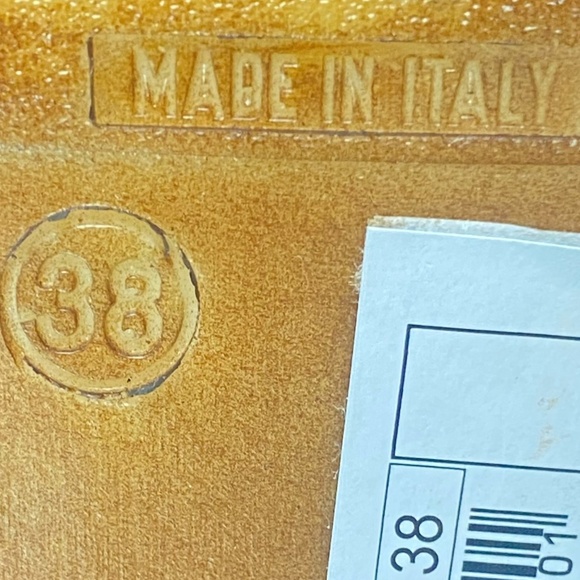 TEXTO Platform Mule in Cognac Suede Made in Italy in size 38 - Picture 7 of 8